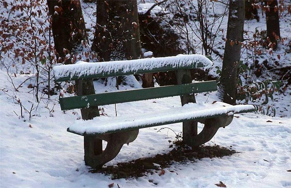 Snow Bench jigsaw puzzle