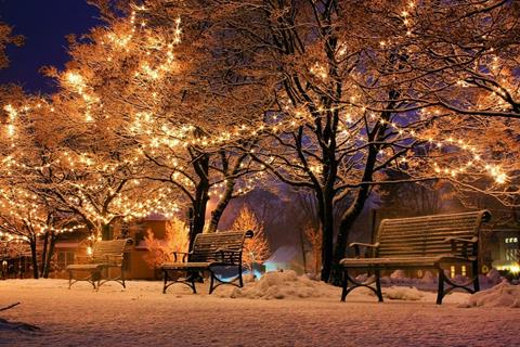 Wintery Bench jigsaw puzzle