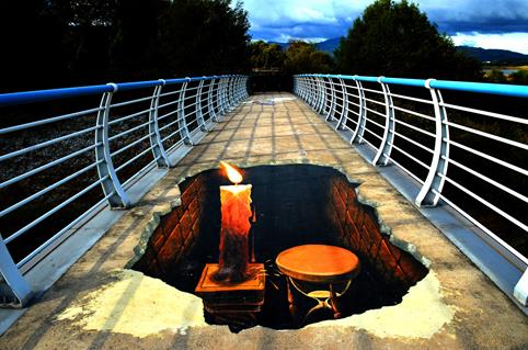 3D Bridge Painting jigsaw puzzle