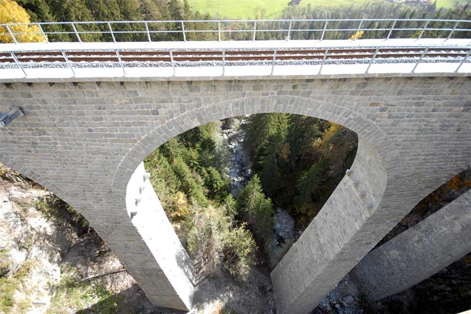 Top View Of The Train Bridge jigsaw puzzle