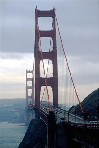 Front View Of The Golden Gate Bridge jigsaw puzzle