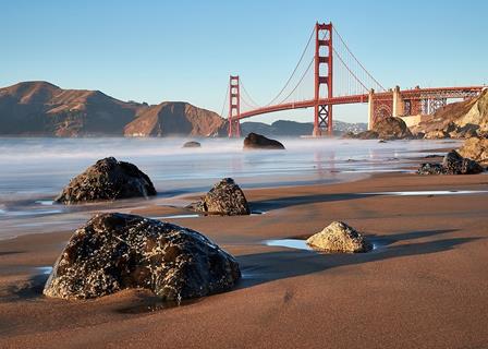 Golden Gate Bridge From Beach jigsaw puzzle