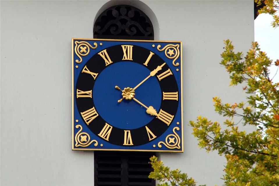 Blue Clock jigsaw puzzle