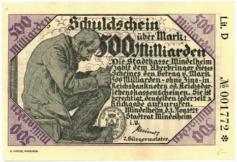 Milliarden Mark jigsaw puzzle