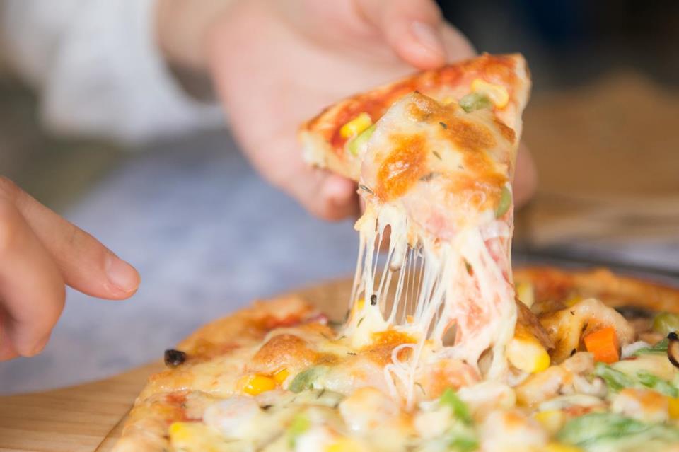 A Slice Of Thick Cheese Pizza jigsaw puzzle