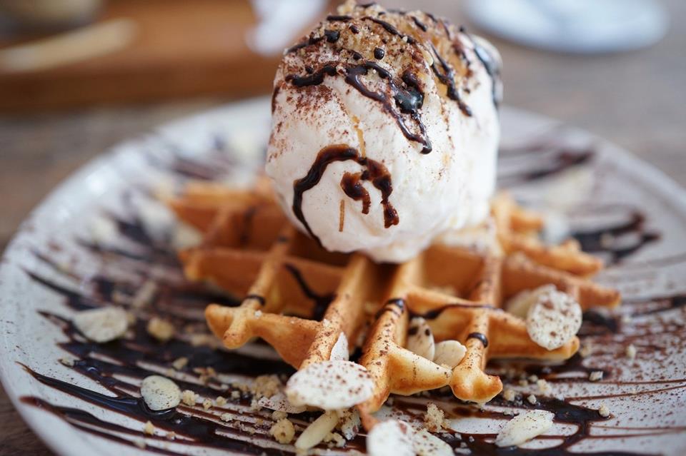 Waffle With Ice Cream jigsaw puzzle