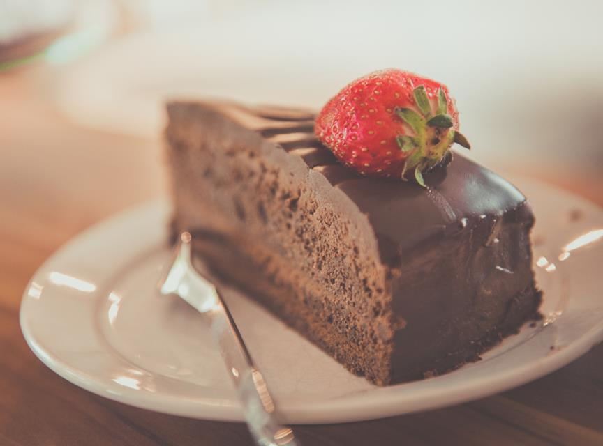 A Slice Of Chocolate Cake jigsaw puzzle