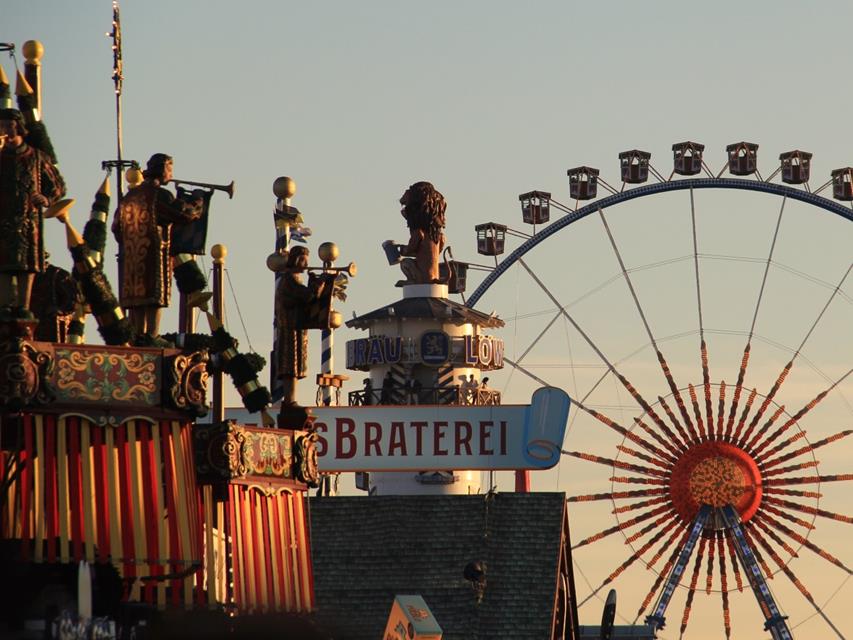 Sunset at a Carnival jigsaw puzzle