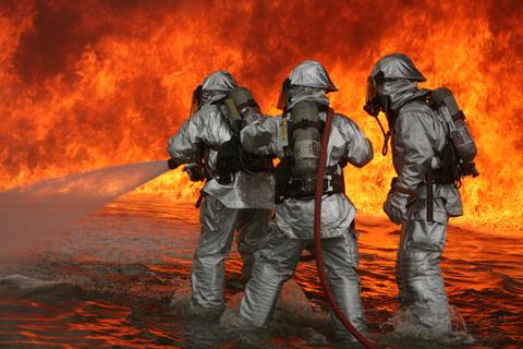 Firefighting jigsaw puzzle