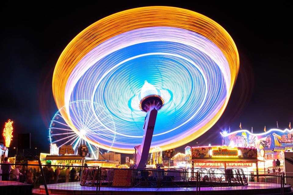Night Amusement Park jigsaw puzzle