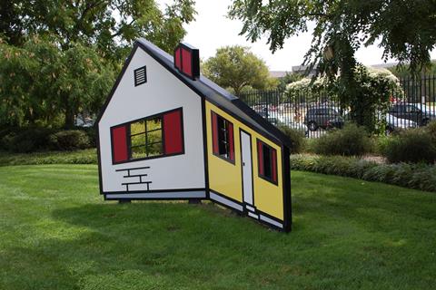 Optical Illusion House jigsaw puzzle