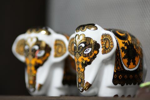 Ceramic Elephants Design jigsaw puzzle