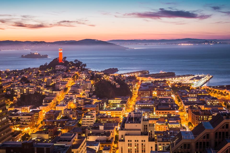 Sky View Of City During Sun Set jigsaw puzzle