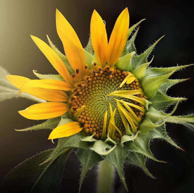 Blooming Sunflower jigsaw puzzle
