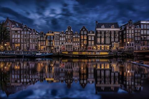 River at Amsterdam jigsaw puzzle