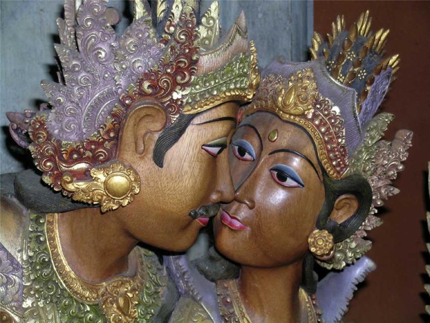 A Couple of Statues in Bali jigsaw puzzle