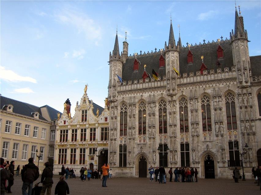 The Town Hall and the Burg Square jigsaw puzzle