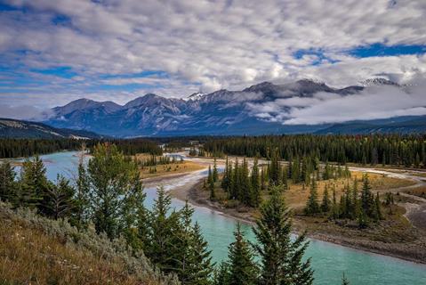 Stream of Water at the Mountains jigsaw puzzle