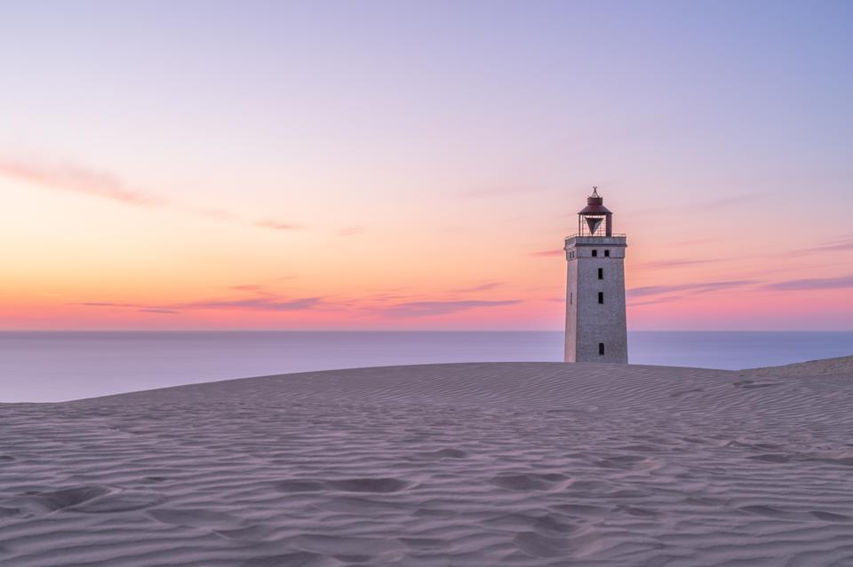 Lighthouse at the sand jigsaw puzzle