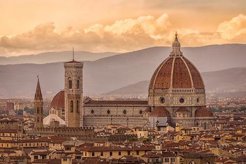 Birds View Of The Cathedral of Santa Maria del Fiore jigsaw puzzle