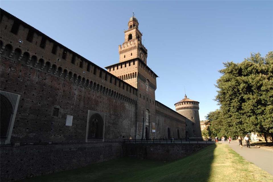 Walls of Castello Sforzesco jigsaw puzzle