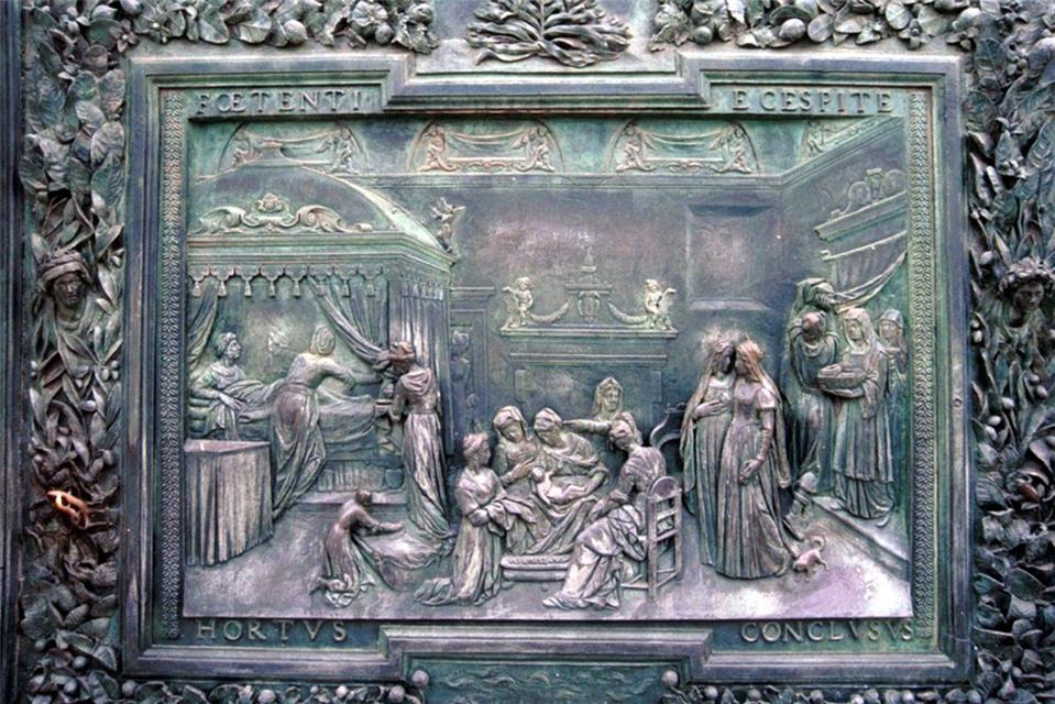 Painting at Leaning Tower of Pisa jigsaw puzzle