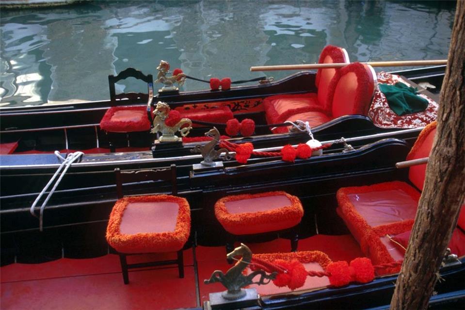 Boat with Red Cushions jigsaw puzzle