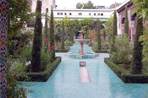 Garden of Grande Mosquée de Paris jigsaw puzzle