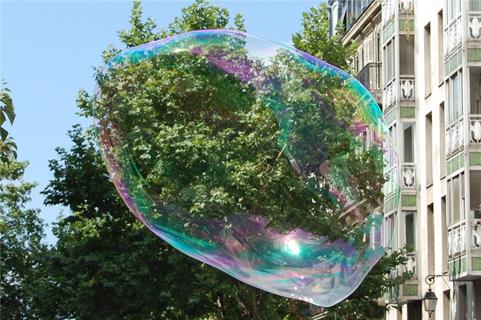 Bubble jigsaw puzzle
