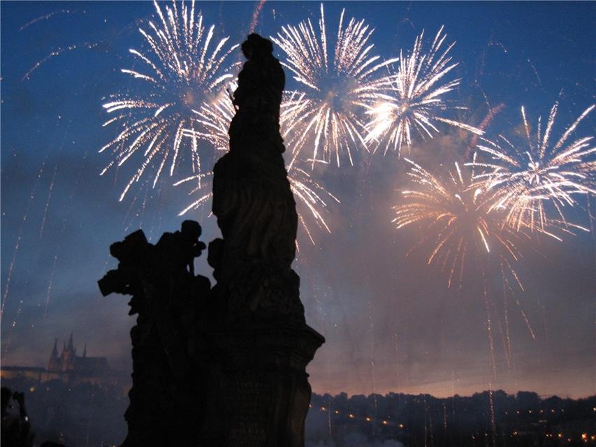 Fireworks In Prague jigsaw puzzle