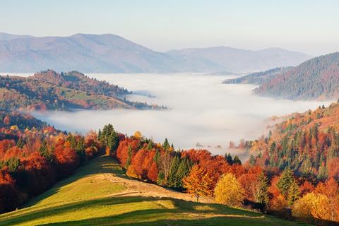 Fog In Synevyr Ukraine jigsaw puzzle