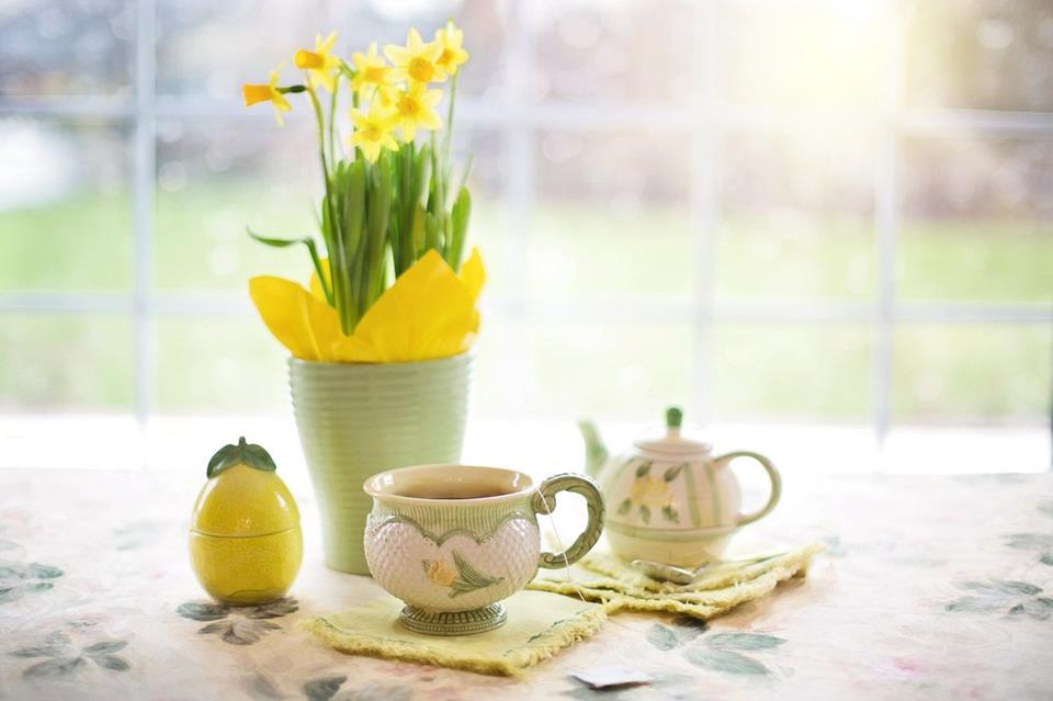 Daffodils And Tea jigsaw puzzle