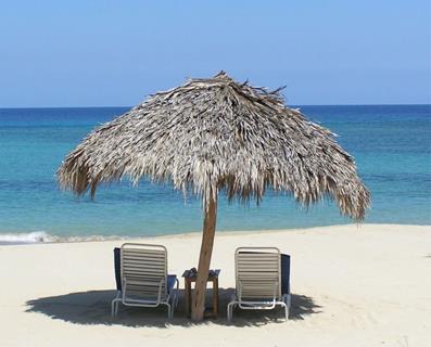 Hay Beach Umbrella jigsaw puzzle