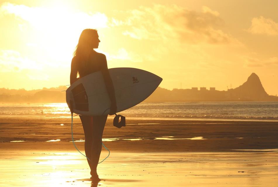 Surfer On Sunrise jigsaw puzzle