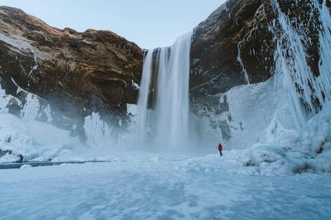 Person Walking On Snowfield jigsaw puzzle