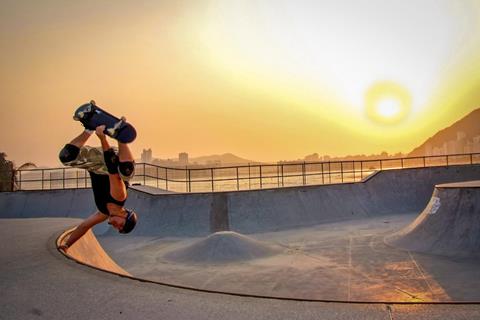 Skateboarding jigsaw puzzle