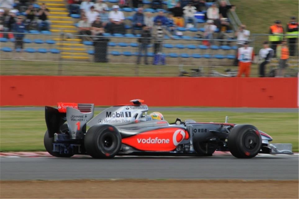 Silver F1 Racecar jigsaw puzzle