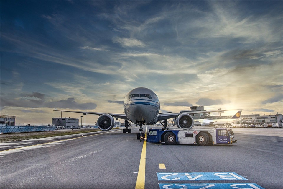Airplane on Airport Runway jigsaw puzzle
