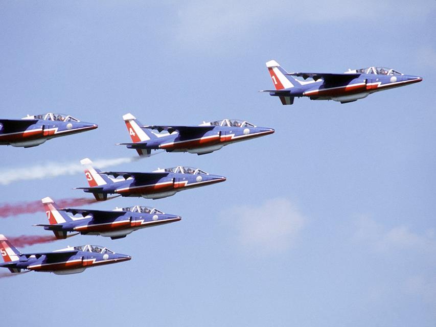 Smoke Jets Doing A Formation jigsaw puzzle