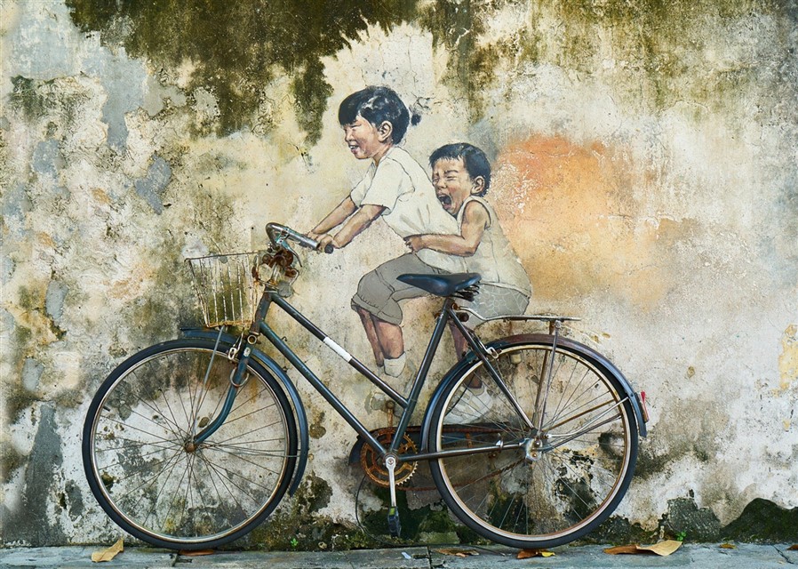 Bicycle Children Mural jigsaw puzzle