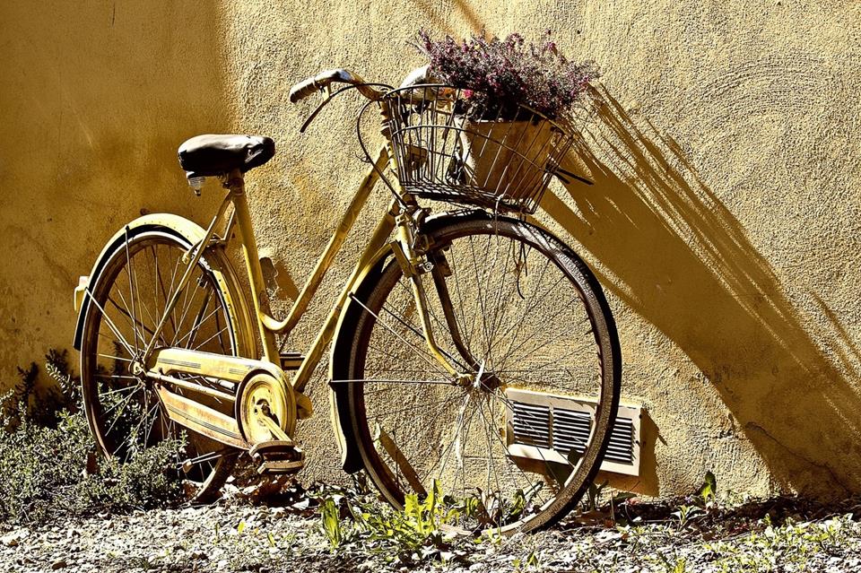 Golden Bicycle jigsaw puzzle