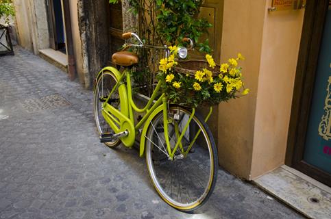 Yellow-Green Bicycle jigsaw puzzle