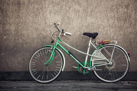Green Bianchi Bike jigsaw puzzle
