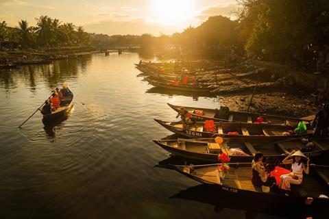 Rowing To The Sunset jigsaw puzzle