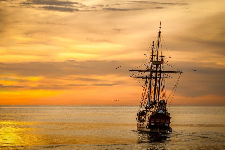 Sailing Brown Ship jigsaw puzzle