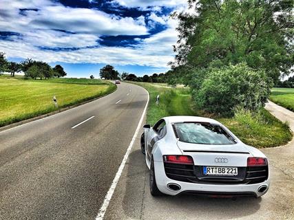 White Audi jigsaw puzzle