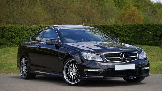 Black Mercedes jigsaw puzzle