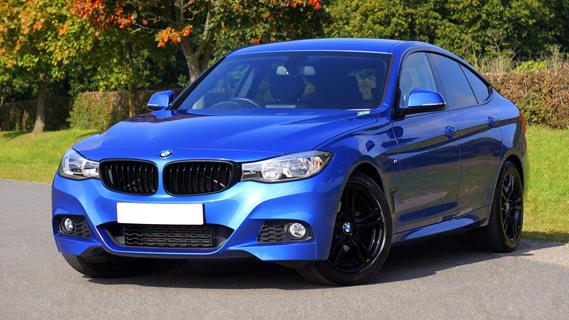 Light Blue BMW jigsaw puzzle