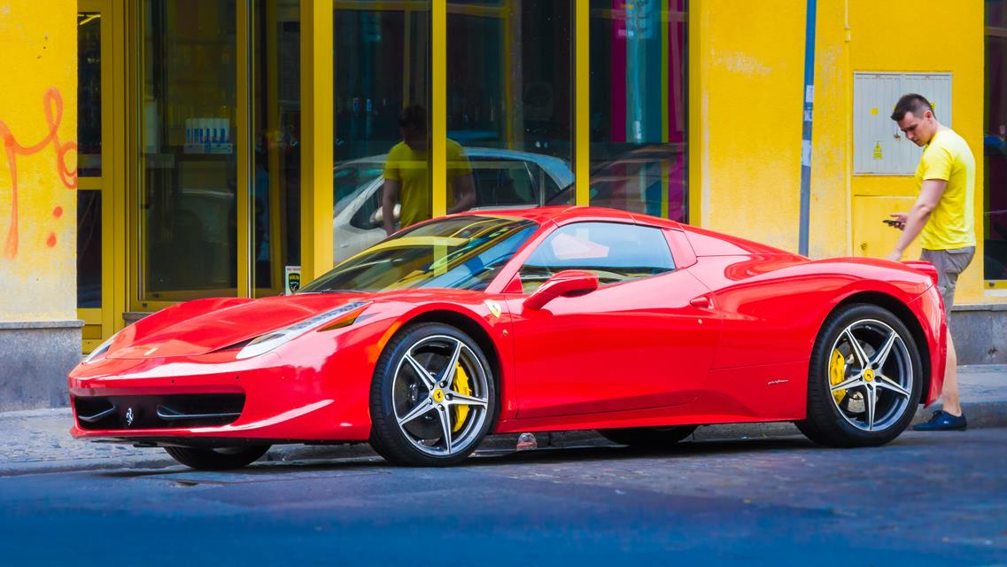 Red Ferrari jigsaw puzzle