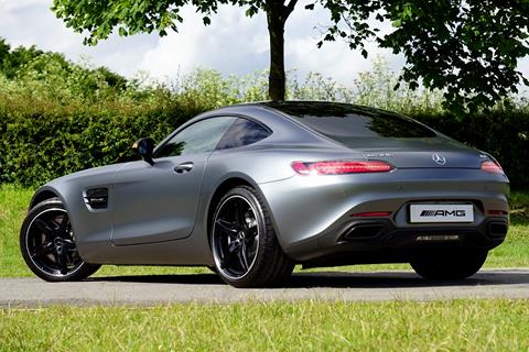 Silver Sport Mercedes Back jigsaw puzzle